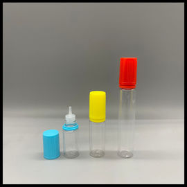 चीन 10ml 15ml 30ml गेंडा ड्रॉपर की बोतलें खाली Vape रस प्लास्टिक कंटेनर छेड़छाड़ फ्लैट कैप आपूर्तिकर्ता