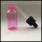 गुलाबी पालतू प्लास्टिक पिपेट बॉटल 30ml कॉस्मेटिक पैकिंग उत्कृष्ट कम तापमान प्रदर्शन के लिए आपूर्तिकर्ता