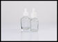 स्क्वायर एम्बर ग्लास आवश्यक तेल की बोतलें 30 मिलीलीटर ई रस ग्लास की बोतलें सीरम का उपयोग करें आपूर्तिकर्ता