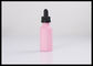 गुलाबी इत्र आवश्यक तेल कांच की बोतलें बालप्रूफ कैप के साथ अनुकूलित आकार आपूर्तिकर्ता