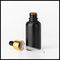 काले पाले सेओढ़ लिया रंग आवश्यक तेल कांच की बोतलें कॉस्मेटिक पैकेजिंग गोल आकार आपूर्तिकर्ता